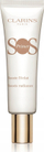 Primer fytyre Clarins SOS Primer White, hidratues, për shkëlqim, i bardhë