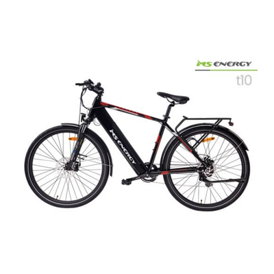 Biçikletë elektrike MS ENERGY e-bike t10, L, e zezë