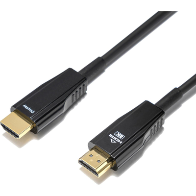 Kabllo HDMI Deltaco HU-AOC10, 10m, HDMI 2.1, e zezë