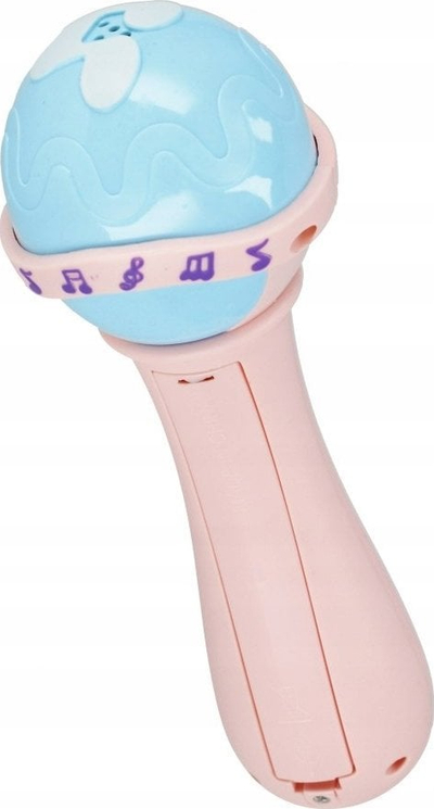 Lodër mikrofon Mega Creative Microphone B/O, 20cm, me drita dhe melodi, rozë ose blu