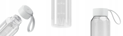 Shishe uji qelqi Wessper B1 Borosilicate, 0.5L, pa BPA, e tejdukshme