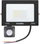Reflektor LED Keltin me sensor lëvizjeje, 30W, 6500K, IP66, i zi