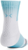 Çorape sportive unisex Under Armour Curry ArmourDry Playmaker Mid-Crew, amortizim, të bardha e bojëqielli
