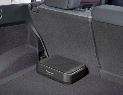 Subwoofer aktiv Pioneer TS-WX140DA, 170W, i vogël me komandë për basin, i zi