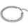 Byzylyk për femra Michael Kors Tennis MKJ8277CZ040, 19 cm, i argjendtë