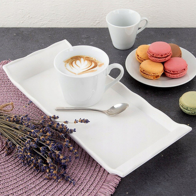 Tabaka Orion Serving Tray 29.5x13 cm, plastikë, e bardhë