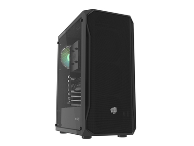 Kasa kompjuterike Fury Shobo SH4 RGB, ATX, panel xhami, e zezë