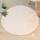 Округол килим Atmosphera Oven Extra Soft, 80 cm, плюш полиестер, ivory