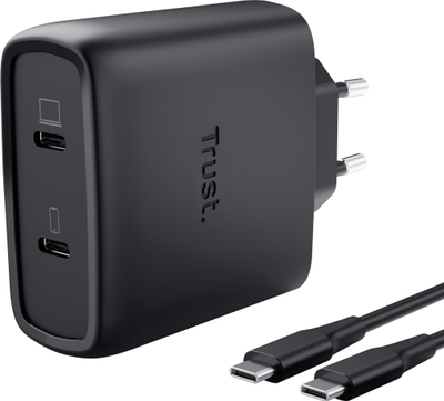 Karikues muri Trust Maxo, 65W, 2x USB C GaN, i zi