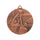 Medalje volejbolli Tryumf MMC7650, çelik, 50mm, ngjyrë bronzi