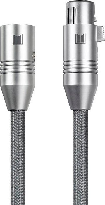 Аудио кабел XLR Monoprice Monolith, 1 m, бакар без кислород, конектори со злато 24K