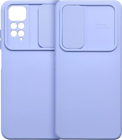 Kapak telefoni Slide Case për Xiaomi Redmi 12C, TPU i butë, me kapak kamere, lejla