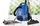 Fshesë me korent Heinner HVB-700, 700W, me qese 3L, blu