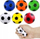 Toptha antistres LeanToys, 6.5 cm, set 12 copë, shumëngjyrëshe