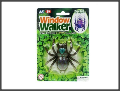 Lodër merimangë Window Walker, që ec vetë në xham, 8 cm, shumëngjyrëshe