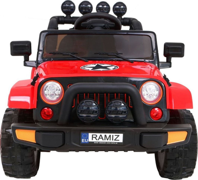Makina elektrike për kalamaj Ramiz Full Time 4WD, 12V, njëvendëshe, e kuqe