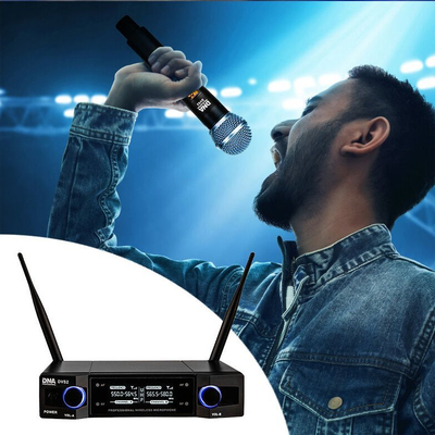 Set mikrofona wireless DNA DVS2, sistem UHF, me ekran LCD, i zi