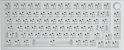 Tastierë Glorious GMMK Pro Tenkeyless Modular, US, e bardhë