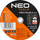 Disk prerës për metal Neo Tools 08-721, 230mm, set 25 copë, i zi