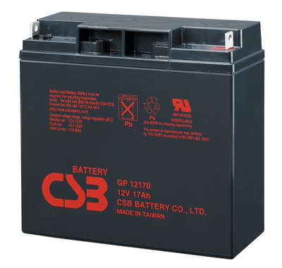 Bateri UPS CSB GP12170, 12V, 17Ah, e zezë
