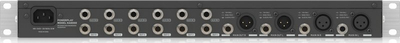 Amplifikator kufjesh Behringer Powerplay HA-6000, 6 kanale, për tu montu në rack 1U, i zi