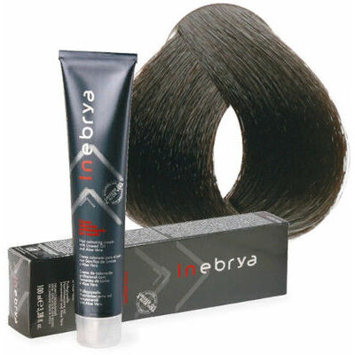 Ngjyrë për flokë Inebrya 3/0, gështenjë e errët, 100ml