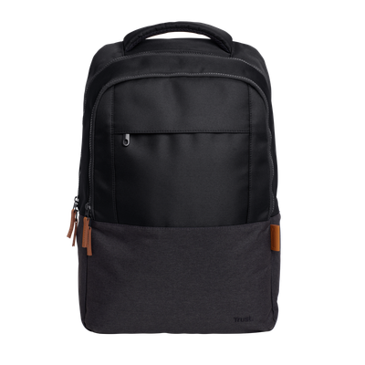 Çantë shpine Trust Lisboa 16", 23L, kundër tronditjeve, e zezë