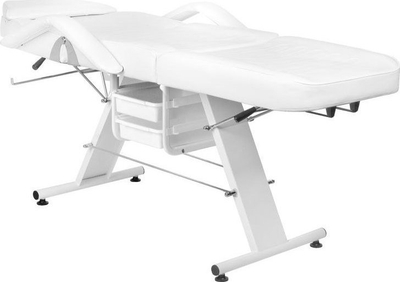 Karrige kozmetike Activeshop Basic 202, me tabaka anësore, e bardhë