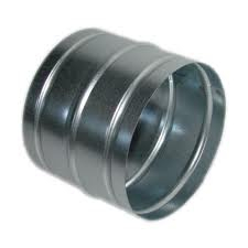 Lidhës tubi SpiroFlex Connector, fi 130, llamarinë e galvanizuar, argjendtë