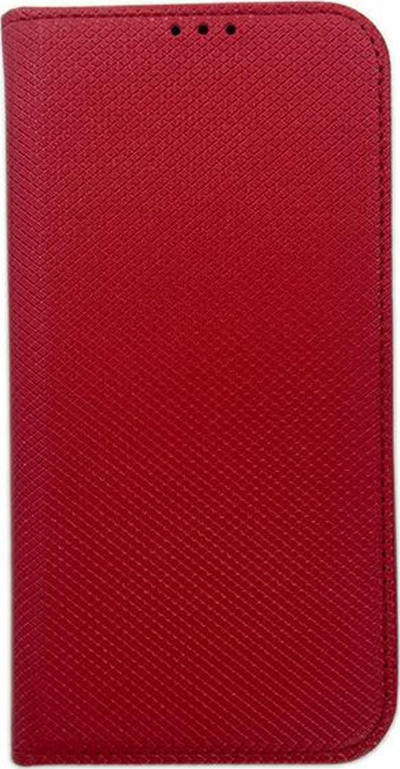 Капак-книга за телефон Honor Magic 6 Pro, магнетен, со џеб за картички, црвен