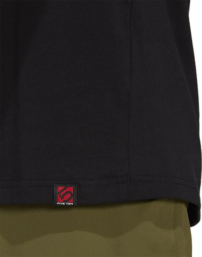 Bluzë burra adidas 5.10 Glory Tee M H46050, pambuk poliester, me mëngë të shkurtra, e zezë