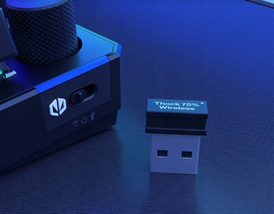 Tastierë gaming Endorfy Thock 75% Wireless, mekanike Kailh Box Black, RGB, layout CZ/SK, e zezë