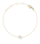Byzylyk për femra Daniel Wellington Virgo Crystal Zodiac DW00400912, i artë