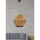 Llambë tavani metal+bamboo Ø25×55 cm (HM7363)