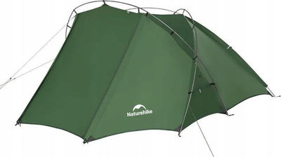 Çadër kampingu Naturehike Hillock 2 CNK2300, për 2 veta, 3000 mm ujërezistente, jeshile ushtrie