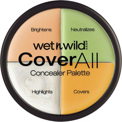 Paletë korrektori Wet n Wild CoverAll E61462 All Cleared Up, 4 ngjyra, për fytyrë