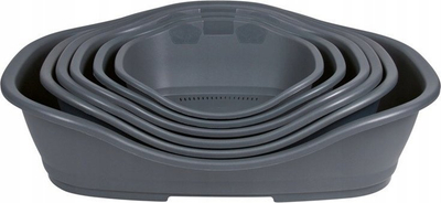 Shtrat plastik për qen Trixie Plastic Sleeper, 68 × 47 cm, ngjyrë kafe