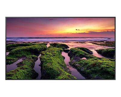 Професионален екран Samsung QB75B, 75\", 4K, Wi‑Fi, црн