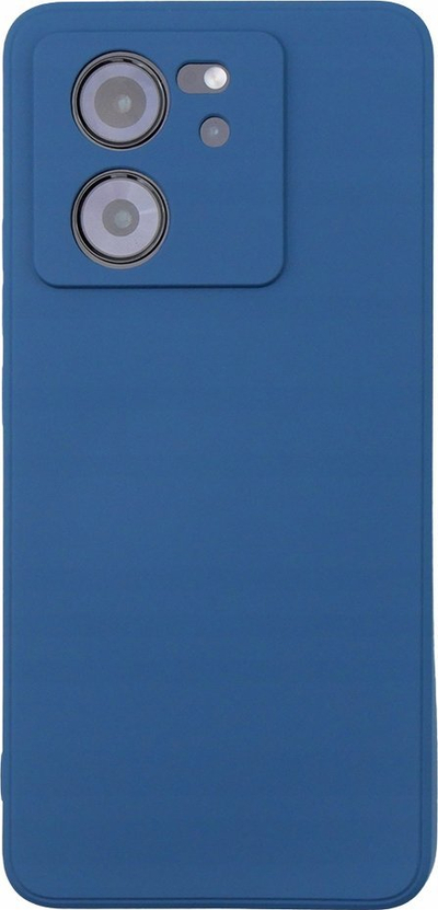 Mbulesë telefoni Xiaomi 13T Matt Case, gomë TPU e butë, sipërfaqe mat, blu
