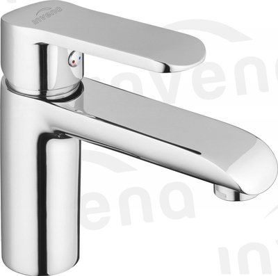 Rubinet lavamani SIROS Washbasin Faucet, me miksues qeramik, përfundim krom, i kromuar