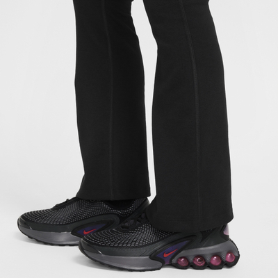 Leggings për vajza Nike Sportswear Classic, bel i lartë, këmbë me zgjerim, të zeza
