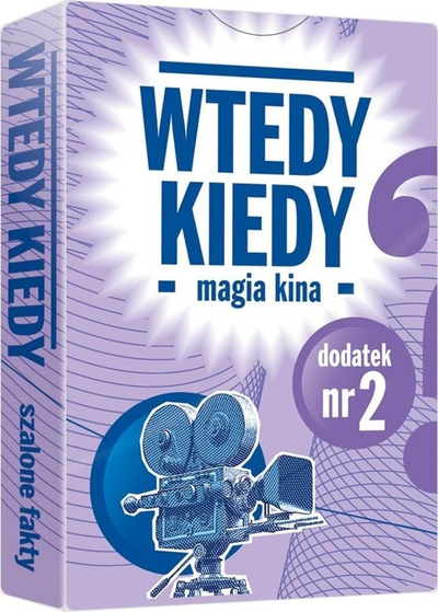 Lojë shoqërore zgjerim Then When Expansion Magic of Cinema, 110 letra, për 2 deri në 8 lojtarë