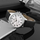 Orë dore Perfect Day PERFECT GXB412-03, për burra, 42mm, argjend
