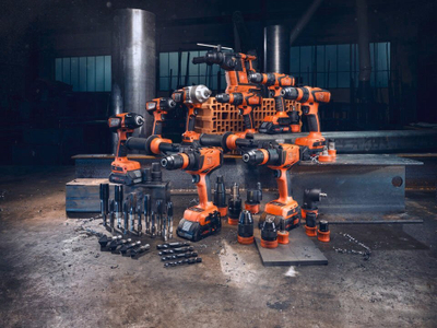 Kaçavidë goditëse pa kabëll Fein ASCM18-4QMP, 4 shpejtësi, motor brushless, portokalli