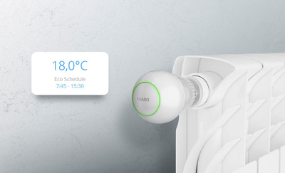 Kokë termostatike Fibaro Heat Controller FGT-001 ZW5 EU, inteligjente, Z-Wave, e bardhë