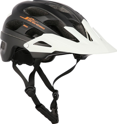 Helmet biçiklete Nils MTW208, In-mold, 53-58 cm, i zi e bardhë