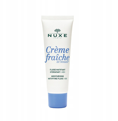 Fluid hidratues fytyre Nuxe Creme Fraiche de Beaute, 48 orë, mat, 50ml