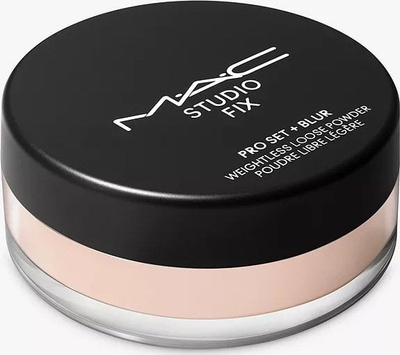 Puder e lirshme MAC Studio Fix Pro Set plus Blur, 6.5g, efekt mat edhe blur, nuancë Light