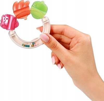 Lodër dhëmbore Babyono Gingiva Ring, për bebe 3m+, silikon, shumëngjyrëshe