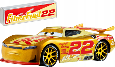 Lodër makinë Disney Pixar Cars GoGo Logano, die cast, shkalla 1:64, shumëngjyrëshe